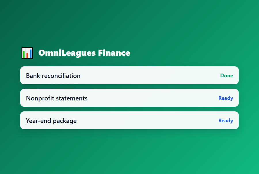 OmniLeagues Finance